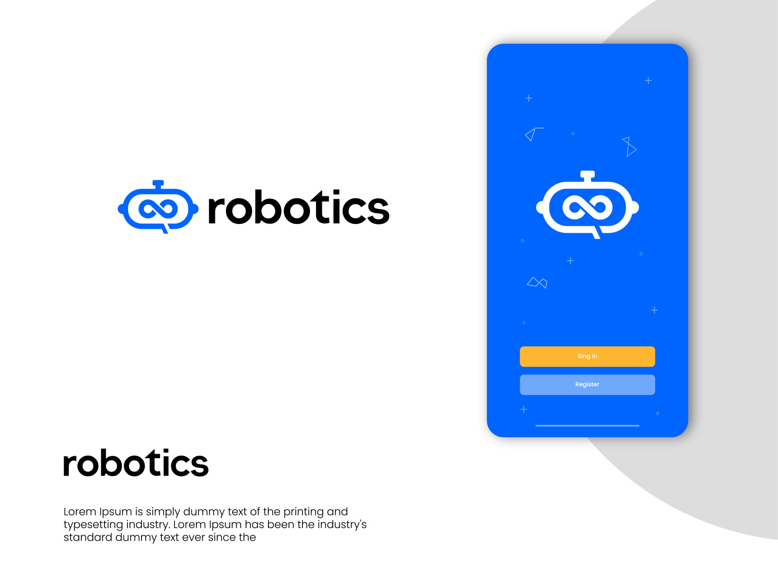 Robot Logo Design by Unique Idea on Dribbble