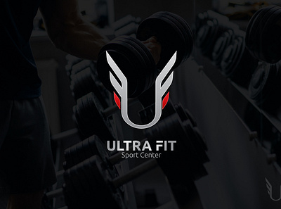 Ultrafit exercise fitness letter f letter u logo sport sport center