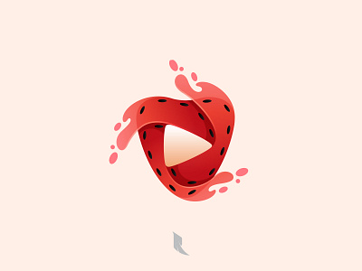 Playberry illustration logo vector