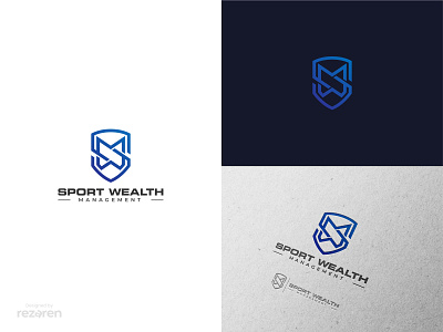 SWM Logo For Sale accounting finance for sale logo sport logo swm logo wealth management