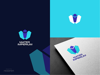 modern letter m and i logo accounting data finance letter i letter m letter mi logo robotic tech technology