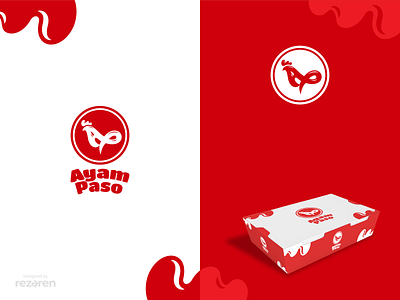 Ayam Paso ayam branding chicken fried chicken logo restaurant visual identity