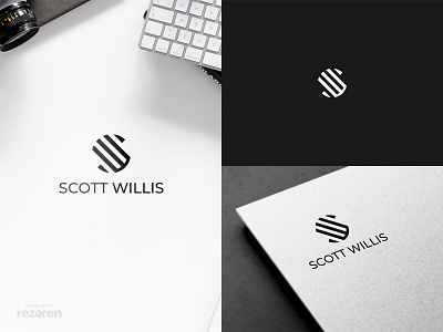 Letter S W logo branding letter s letter sw logo letter w logo personal brand personal logo