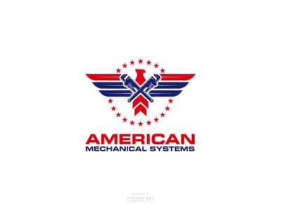 mechanical eagle logo american branding eagle illustration logo mechanic mechanical