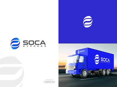 Logistic logo accounting arrow back and forth branding express finance illustration letter s logistic logo truck vector