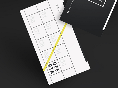 Basto Trainer Business Card branding business card design geometric grid minimal print sports