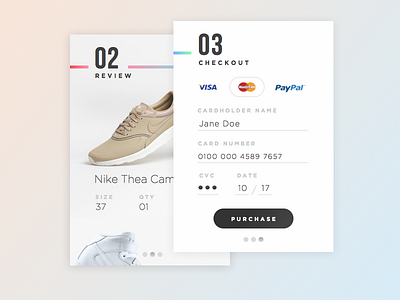 Credit Card Checkout by Margarida Borges on Dribbble