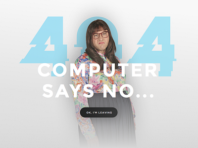 404 Error Page - Little Britain