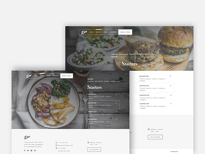 Dine - A Unique Restaurant Template carte design food form menu restaurant template theme themeforest typography ui ux