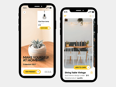 IKEA Mobile UI Design