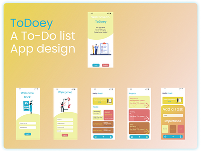 ToDoey - To do list app design