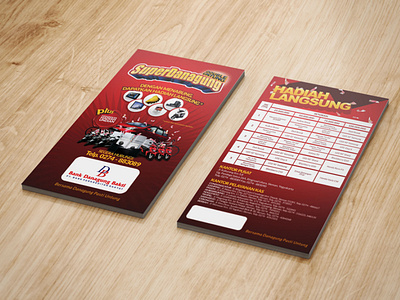 Leaflet Bank Danagung Bakti branding design graphic design leaflet