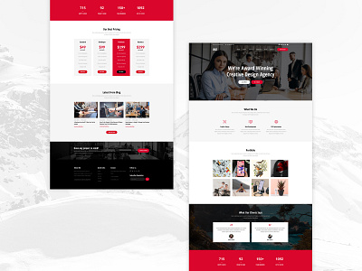 iBiz PSD Template agengy business corporate creative agency design freelancer modern multipurpose personal portfolio portfolio startup web agency