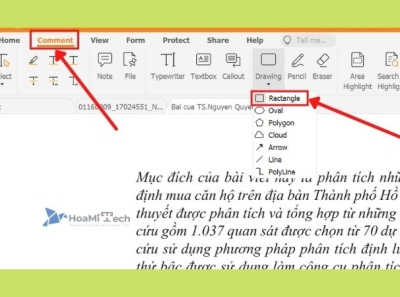 Hướng dẫn cách xóa chữ trong file PDF bằng Foxit Reader foxit reader hoamitech pdf