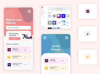 Coding & Programming App branding ui ux