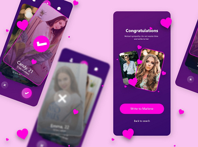 Dating App Concept branding