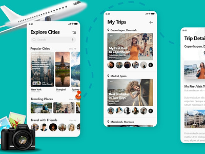 Travel App - Trip Planner App