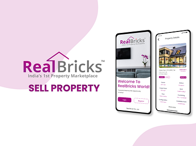 RealBricks - The Real Estate App mobile app design property app design real estate app design ui design uiux design ux design