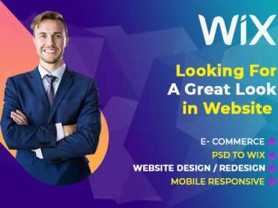 Gig Image Design For Wix Website Design Service