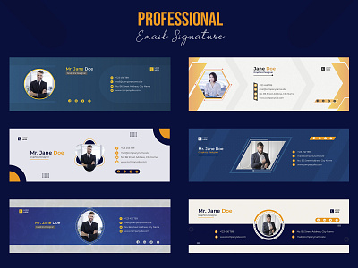 Professional Email signature Design email footer email signature