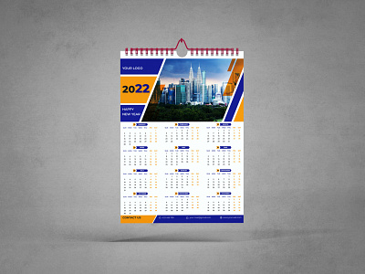 2022 Wall Calender Design calender design wall calender design