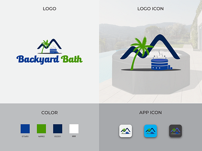 Backyard Bath Logo Design business logo logo logo design professional logo