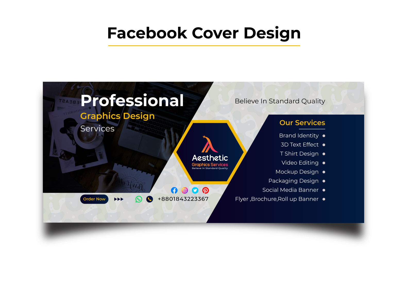 Facebook Cover Design For Graphics Designer by Toihidul Islam on Dribbble