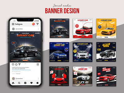 Car Social Media Banner Design car social media banner car social media post graphic design rent a car social media banner social media banner