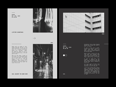 Layout Practice #001 design layout minimal typography