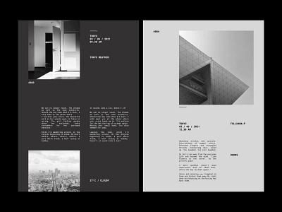 Layout Practice #002 design layout minimal typography