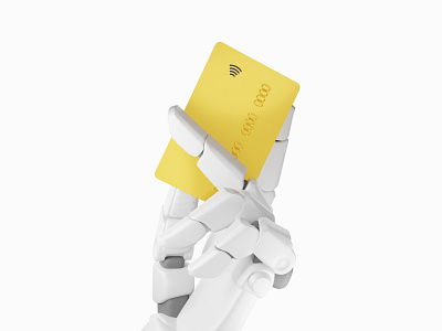 3D Robot Hands 3d app bank business cashback credit card finance hand hands illustration modeling money render rendering robot robotics technologies transaction ui web site