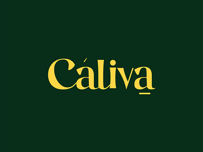 Caliva - Fashion Company Logo Design aman ullah aman brand logo caliva logo dribbble logo fashion brand fashion logo logo design minimal logo design simple logo text logo