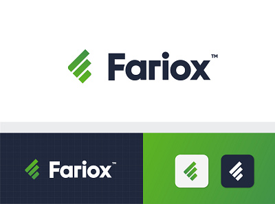 Fariox - Pharmacy logo design aman ullah aman dribbble logo f letter logo f logo green gradient logo logo design medical company logo pharmacy logo simple logo