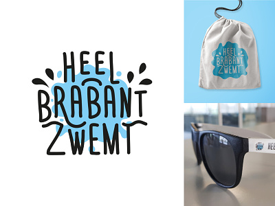 Heel Brabant Zwemt - Logo brabant heel brabant zwemt logo logodesign more2win sport logo swim swim logo swimming logo zwemmen