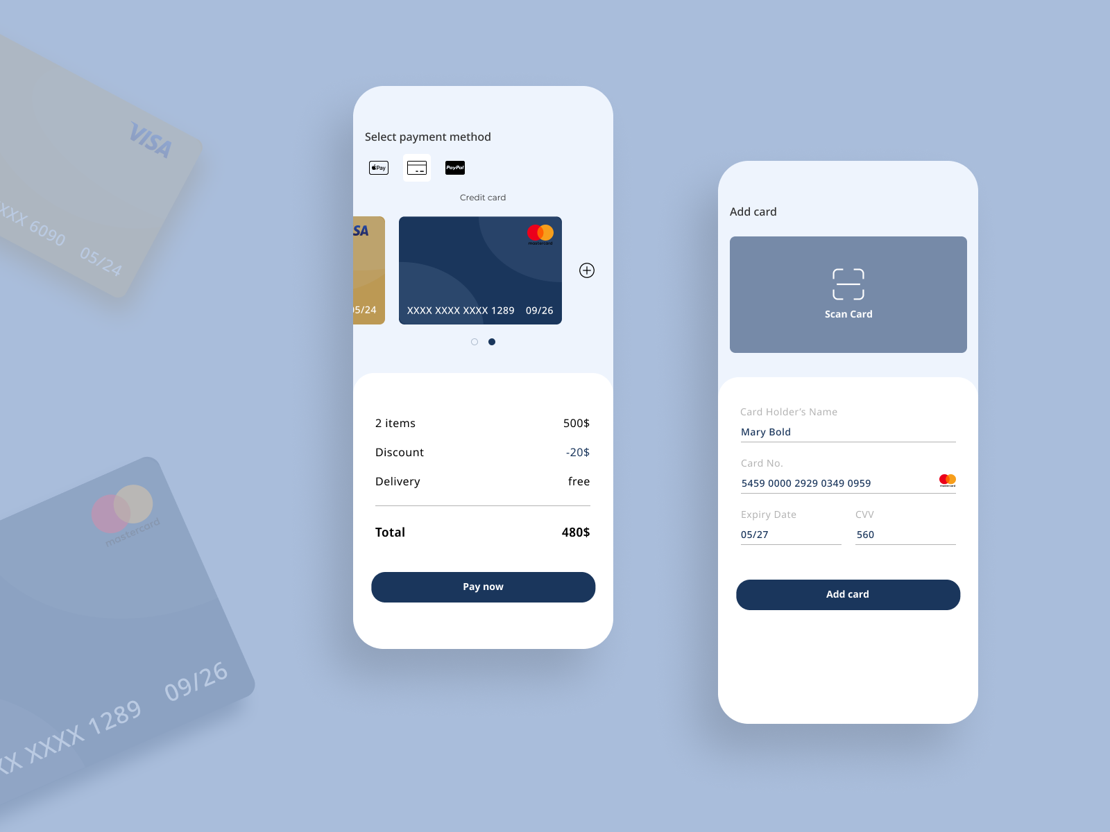 Credit Card Checkout Daily Ui 002 By Olga Ya On Dribbble