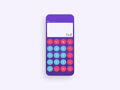 Calculator DAILY UI #004 calculator dailyui design figma mobille ui