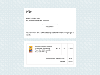 Email Receipt DAILY UI #017