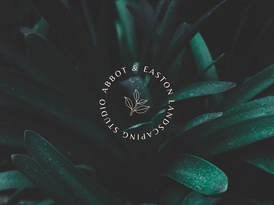 Abbot&Easton Branding branding design gardening graphic design landscaping logo logodesign