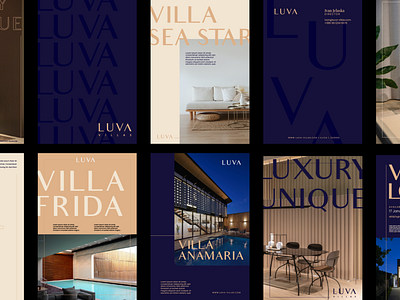 Luva Villas Branding branding design graphic design logo luxury renting villa