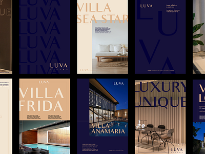 Luva Villas Branding branding design graphic design logo luxury renting villa
