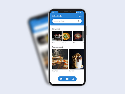Daily UI #012 app design food mobile search ui ux