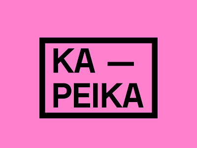 KA-PEIKA branding branding and identity logo logo design minimal