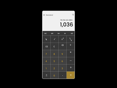 #Daily UI :: 004 Calculator best calculator chinkal dailyui dailyui::004 design figma new ui