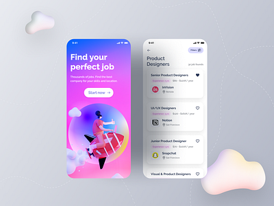 Job Board Listing - Mobile App