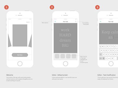 Wireframes - iOS app designer freelance ios mobile app mobile designer remote sketch sketchapp ui ui designer ux