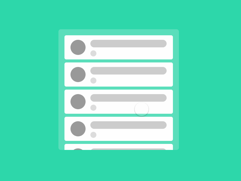 Prototype: Elements inside elements accordion animation box code framer green principle prototype sketch