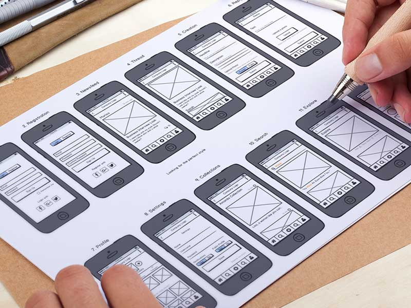 Balsamiq Exploration mockup fashion app mobile design interface design ui design ux design balsamiq