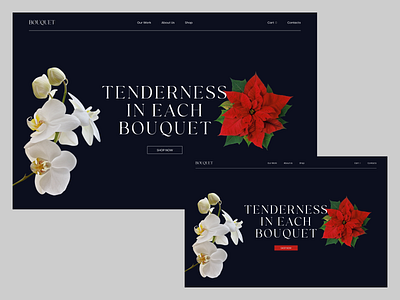 TENDERNESS IN EACH BOUQUET 3d animation branding design flowers graphic design illustration logo motion graphics typography ui ux vector web