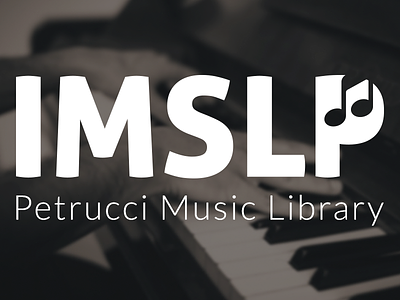 IMSLP logo imslp logo music piano