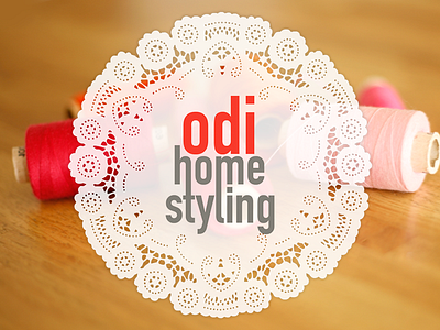 Odi - logo design home homestyling logo odi site styling textile ui ux